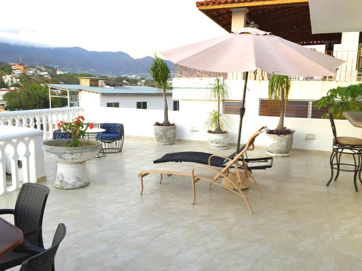 Villa Guitarron Gran Terraza Vista Espectacular 6 Huespedes Piscina Gigante Acapulco Exterior photo