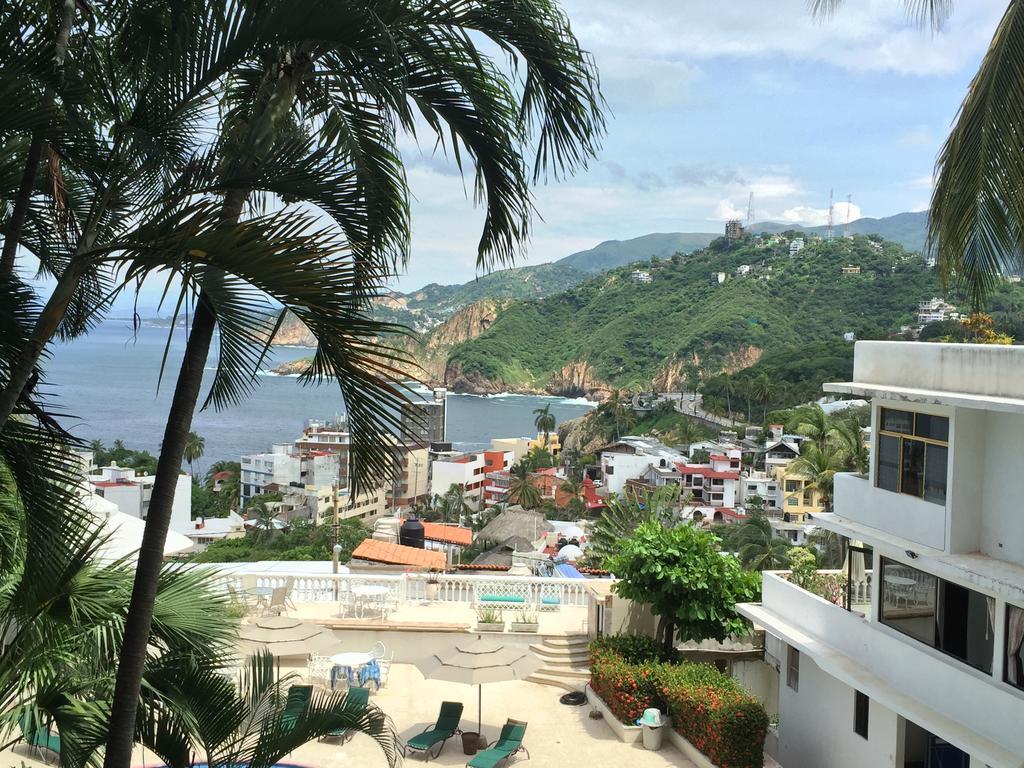 Villa Guitarron Gran Terraza Vista Espectacular 6 Huespedes Piscina Gigante Acapulco Exterior photo